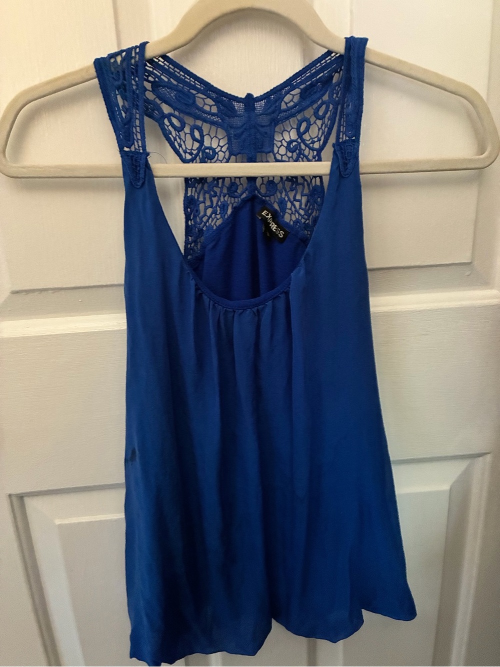 Lace- Blue Women's Tank Top